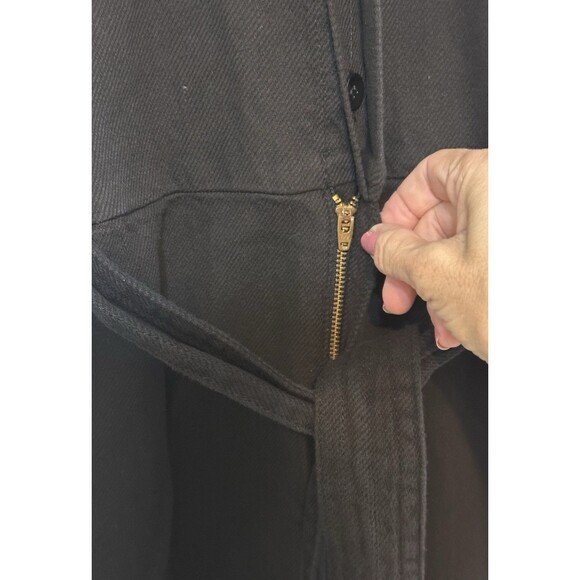 NWT GOOD AMERICAN Sz 3 (L) Waist Tie Twill Utility Jumpsuit Net-a-Porter  Staple - Picture 9 of 16